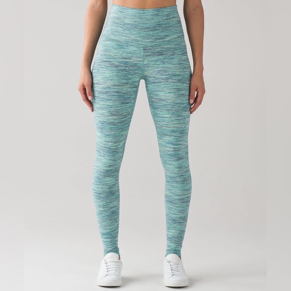 Lululemon Wunder Under Pant (Hi-Rise)
Space Dye Camo Alberta Lake Fresh Teal - Picture 1 of 10
